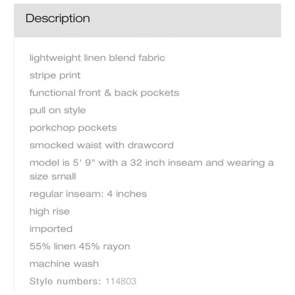 🌟 MAURICES High Rise Weekender Shorts Relaxed Lightweight Linen HighRise NWT$40 - Picture 6 of 6